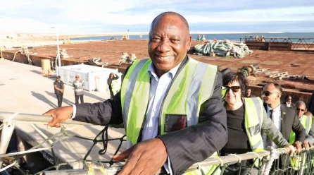 Ramaphosa says South Africa’s R264 billion construction site is coming